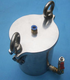 Red Glue / Solder Past Dispensing Pressure Vessel 5L Stainless Steel Pressure Container