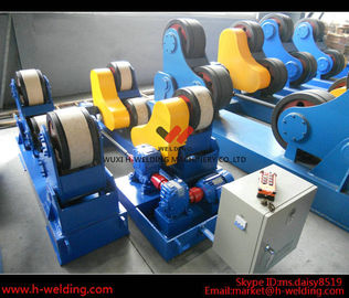 80 Ton Full-Automatic VFD Control Pipe Welding Rotators For Cylinder Seam Welding